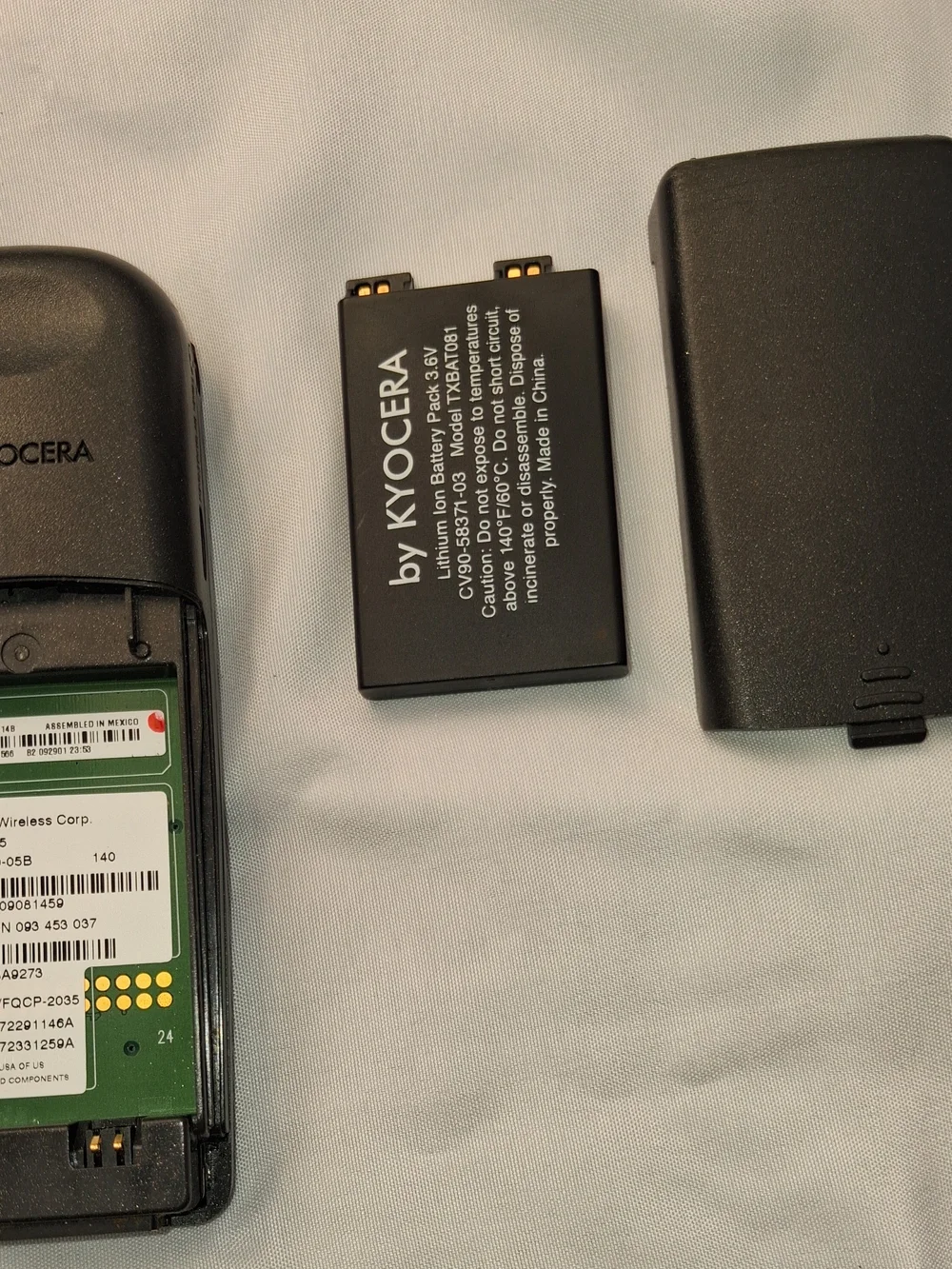 Vintage Qualcomm Black Cellular Handset with Antenna For Part Or Display